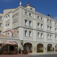 Отель Hotel Cerny Orel Zatec в городе Жатец, Чехия