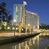 Отель Woodlands Waterway Marriott Hotel and Convention Center в городе Зе-Вудлендс, США