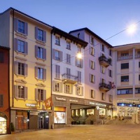 Отель Lugano Dante Center Swiss Quality Hotel в городе Лугано, Швейцария