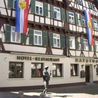 Отель Hotel Garni Ratstube в городе Бад-Урах, Германия