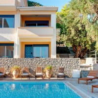 Отель Glyfa Corfu Apartments в городе Barmpati, Греция