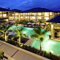 Отель Santai Retreat Apartments Casuarina Beach в городе Хэйстингс Пойнт, Австралия