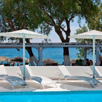 Отель Alesahne Beach Hotel в городе Камари, Греция