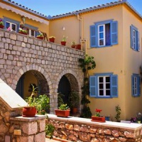 Отель Alkionides Pension в городе Hydra Town, Греция
