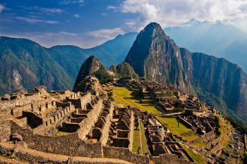 Затерянный город инков Мачу-Пикчу в Перу