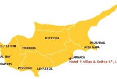Отель Hotel-E Villas & Suites в городе Трикомо, Кипр
