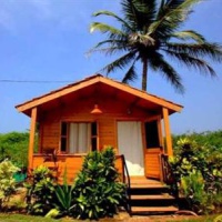 Отель Pele's Windsong Wood Cottage on the beach в городе Бенолим, Индия