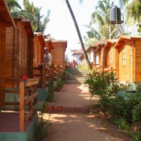 Отель Sea Horse Cottages в городе Анджуна, Индия