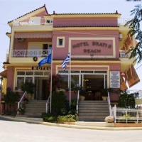 Отель Hotel BRATI II Beach в городе Arkoydi, Греция