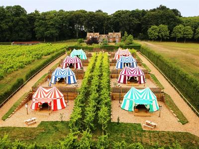 Knights Glamping at Leeds Castle